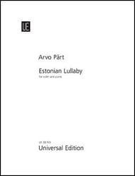 cover Estonian Lullaby Violin and Piano cover